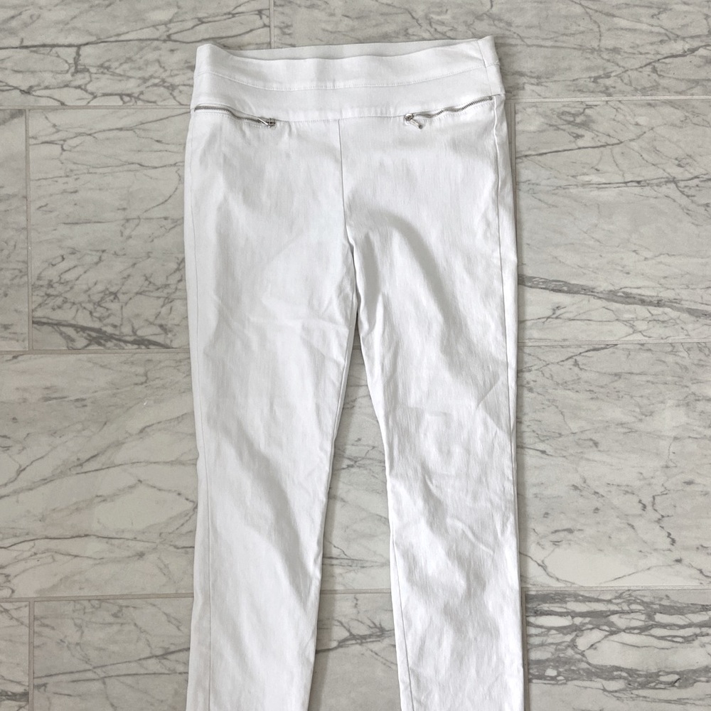 Candie’s Zip Pocket Skinny Pants - White